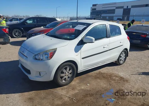 2014 Mitsubishi Mirage Es z USA, uszkodzony, nr VIN ML32A4HJXEH005342